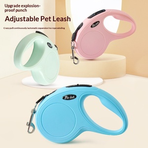 Laisse pour chien la plus vendue, corde de traction pour animaux de compagnie, rétractable automatique pour petits chiens, sans blocage - Product Image 1