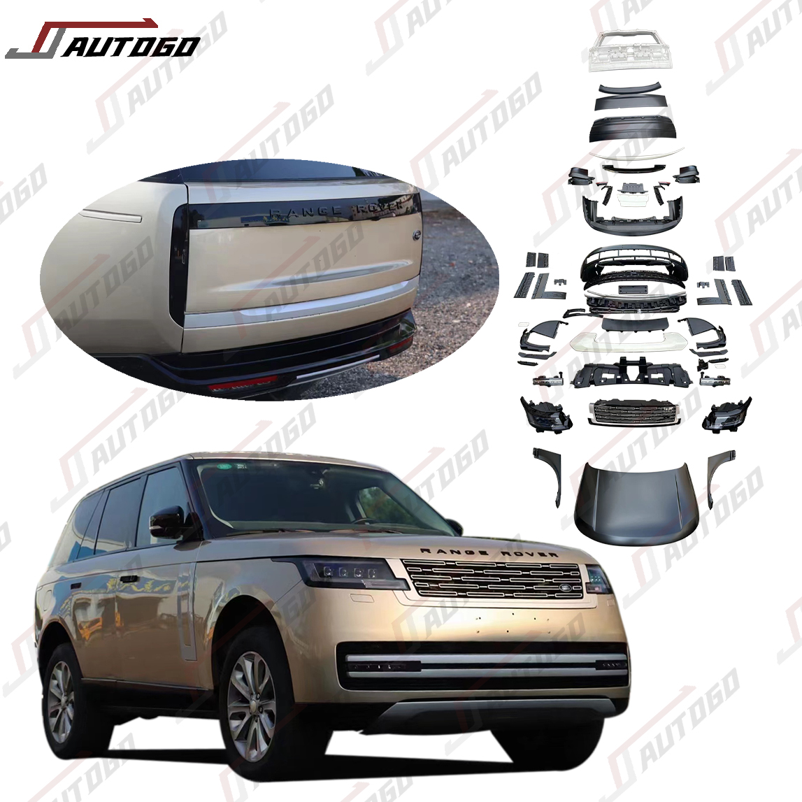 Facelift tamir vücut kiti için Land Rover Range Rover IV L405 Vogue 2013 2014 2015 2016 2017 yükseltme 2023 2024 son tarzı