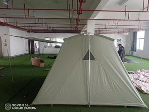ราคาโรงงานเต็นท์สปริงบาร์สีเขียวอ่อนในสต็อกผ้าใบ 210gsm 10ft * 10ft เต็นท์ตั้งแคมป์ - Product Image 3