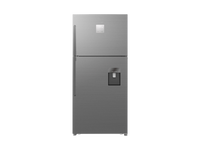 Réfrigérateur OLYAIR à double porte avec distributeur d'eau, congélateur supérieur, 536L, dégivrage manuel, classe énergétique A, usage domestique