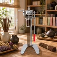Machine manuelle de formage de bâtonnets d'encens, extrudeuse de bureau en acier inoxydable, moules réglables pour bâtonnets épais en spirale