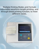 Équipement vétérinaire USMILEPET, électrocardiographe numérique 12 canaux UP-YK-PE-VE3B, homologation CE, classe I pour