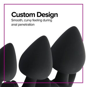 3 pz/set nuovo modello di Silicone anale Plug per massaggio prostatico Plug sesso giocattolo erotico giocattoli anale cazzo anello del cazzo giocattoli del sesso per <span class=keywords><strong>uomo</strong></span> - Product Image 5