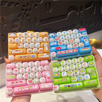 Jouet de décompression Panda, Clavier à 26 touches, Bouton tactile, Porte-clés, Pendentif, Ornements