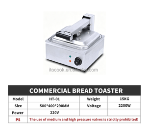 Tostadora Eléctrica Comercial de 9 Rebanadas, Tostadora Multirrebanadas de 220V para Restaurante, Cafetería, Servicio de Desayuno de Hotel - Product Image 2