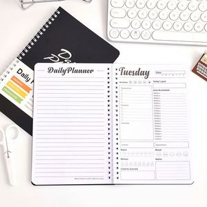 Carnet de notes IMODA A5 non daté pour liste de tâches quotidiennes, planning horaire, agenda de rendez-vous, fournitures scolaires et de bureau, couverture en cuir, 80 pages - Product Image 2