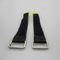 Sangles d'arrimage de câble de fixation réutilisables à crochet et boucle polyvalentes réglables avec boucle en plastique en métal pour la gestion des câbles