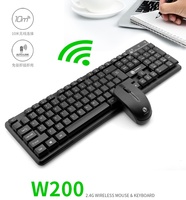 Prix usine sans fil clavier et souris ensemble bureau ordinateur portable bureau professionnel étanche clavier souris Combo