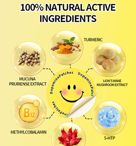 Nouveau Patch Énergétique Personnalisé 2026 pour le Bien-être – Patch 5-HTP Mucuna Pruriens pour le Soutien de l'Humeur et de la Concentration - Product Image 2