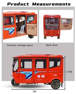 150cc Gasoline Reverse Open Body Passengers Taxi Tricycle <strong>Tuk</strong> <strong>Tuk</strong> Motor High Quality Transport on <strong>Sale</strong> - Product Image 2