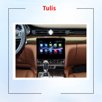 Tablet Mobil Android 13 10.5 Inch untuk Maserati Quattroporte QP 2013-2015 Carplay Auto GPS Navigasi DSP Headunit Stereo Mobil