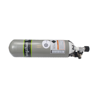 Appareil respiratoire autonome à pression positive CCS MED 6L RHZK6/30 SCBA en acier inoxydable 30Mpa 55-60min pour la lutte contre les incendies