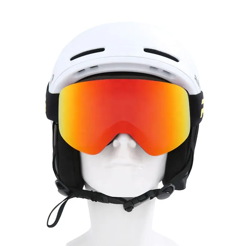 Men women universal HD magnetic suction skating mountaineering skigoggles cylindrical ski glasses anti-fog Outdoor stormgoggles