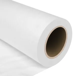 PP polypropylène couleur blanche poids personnalisé filé-bond non-tissés rouleau tissu pour nappe jetable