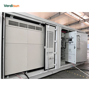 Verdisun ที่เก็บพลังงานแบตเตอรี่ bess 1mW 2MWH แบตเตอรี่ลิเธียมไอออนแรงดันสูงความจุ<span class=keywords><strong>40HQ</strong></span> โรงงาน - Product Image 5