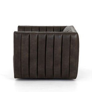 โซฟาหนังห้องนั่งเล่นทันสมัย โซฟาหมุน เก้าอี้โซฟาแบบนั่งเดี่ยว - Product Image 5