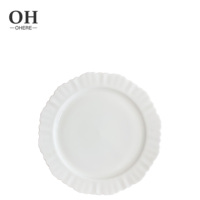 Assiettes de présentation de luxe pour mariage, lot de 4, vaisselle décorative florale pour événements, traiteurs et location