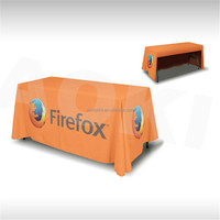 Housse de table ajustée personnalisée avec logo et dos ouvert, 4ft/6ft/8ft, prix usine abordable