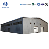 Nave Industrial Prefabricada de Estructura de Acero Ligero, de Fabricantes Chinos Modernos, para Uso en Hospitales y Oficinas