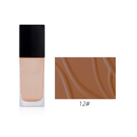 Vente en gros de logo de marque propre-Lotion de fond de teint liquide de maquillage anti-cernes longue durée à couverture complète de haute qualité