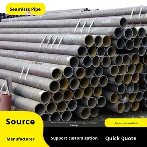 निर्माता थोक पाई ने 20 # q355b निर्बाध स्टील पाइप 45 #42 क्रमो कार्बन स्टील एरेडब्ल्यू मिश्र धातु ट्यूब काटने खुदरा - Product Image 2