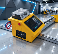 Équipement de découpe plasma CNC sur portique motorisé sur mesure, machine portable de haute précision pour la découpe industrielle de l'acier au carbone et de l'acier inoxydable