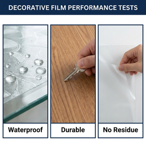 Film de rénovation auto-adhésif imperméable à l'eau à effet bois pour comptoirs de <span class=keywords><strong>cuisine</strong></span> et portes d'armoires, facile à appliquer - Product Image 5