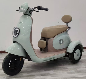 Tricycle électrique rétro mignon à 3 roues, scooter de mobilité compact et élégant, la conduite devient plus fluide - Product Image 5