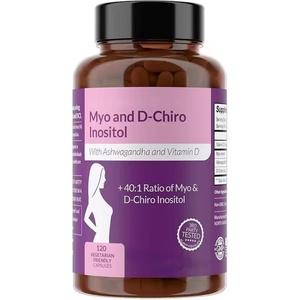Suplemento de Mioinositol, D-Chiroinositol, Ashwagandha y Vitamina D para Mujeres, Hormona, Mioinositol Omega, Cápsulas de Mioinositol - Product Image 1