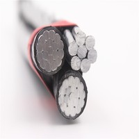 Transmisión aérea líneas de cable de alimentación Cable de paquete aéreo 3 núcleos Zuzara Limpet Scallop triplex ABC Precio del cable