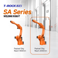 Robot de soudage à 6 axes, charge utile de 12 kg, portée de 2000 mm, compatible MIG TIG pour le soudage de tôles et de tuyaux