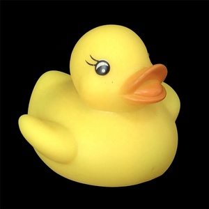 Colorful 6cm Soft Mini PVC Squeaker Sound Bath <strong>Floating</strong> Toy Rubber <strong>Duck</strong> - Product Image 5