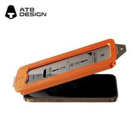 ATB Nouveau Design Verre Trempé Transparent 9H Ultra Anti-Poussière pour Écran d'iPhone 17 Pro 16 15 14 13 Installation Facile avec Outil