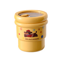 Mug à café rétro en acier inoxydable 304, à double paroi, isolé, résistant à la chaleur, design pratique, aspect attrayant, dessin animé mignon, pour le bureau, en extérieur