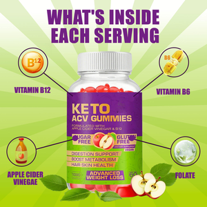 OEM ODM Advanced <span class=keywords><strong>KETO</strong></span> ACV Gummies Suplemento de fibra Vinagre de sidra de manzana Gummy Vitamina B12 Salud Antioxidante Suplementos de salud - Product Image 4