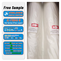Jinlong DTF série standard Film DTF double face à cinq couches 60cm * 100m Film de transfert de chaleur en rouleau PET pour l'impression de Noël