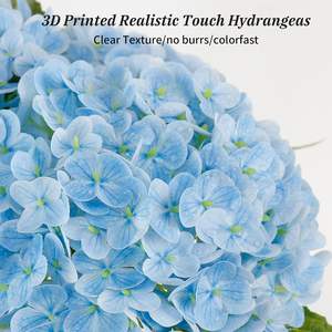 Offre Spéciale – Hortensia Artificiel Effet Naturel, Grande Tête, Vert, en Gros, Hortensia Blanc en Latex, Vente en Gros - Product Image 3