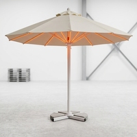Ensemble de parasols sur mesure avec accessoires supplémentaires, mât en fibre de verre et auvent personnalisé pour l'approvisionnement en gros des clients mondiaux