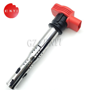 คอยล์จุดระเบิดสำหรับออดี้ A4 A5 R8 โฟล์คสวาเก้นกอล์ฟ GTI 2.0T 06E905115E หัวฉีดน้ำมันเชื้อเพลิงหมายเลขชิ้นส่วน 06E905115G958 - Product Image 1
