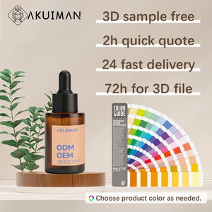 Botella de vidrio de lujo de 30ml 50ml para aceite corporal esencial con gotero - Product Image 3
