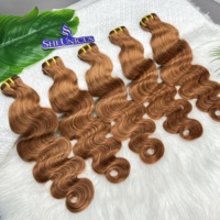# 35 حزمة شعر بشري هندي خام بكر بتصميم Body Wave من البيرو، حزم شعر فيتنامي مزدوج السحب، شعر بكر متناسق الكيوتيكل