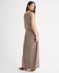 Vestido Maxi LEDUO 2026, Nuevo, Elegante, Casual, Cuello Redondo, Sin Mangas, Tejido Acanalado, Esencial para el Día a Día - Product Image 2