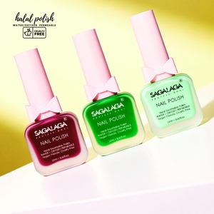 Esmalte de <span class=keywords><strong>Uñas</strong></span> Halal SAGALAGA de Secado Rápido, Alto Brillo, Transpirable, Permeable al Agua, Apto para Wudu, Vegano, Larga Duración - Product Image 3
