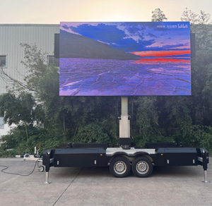Affichage numérique mobile LED sur remorque JCT EF12 P3.91, publicité extérieure, couleur intégrale, IP65, luminosité 5500 cd/m², garantie 1 an - Product Image 1