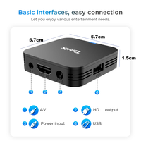 Tanix TX1 Smart TV Box Android 10, WiFi 2.4G, 4K HDR, USB2.0, 8GB+16GB, Allwinner H313 Quad Core