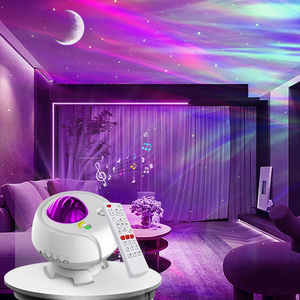 Proyector de luz LED de sueño, Luna, Aurora <span class=keywords><strong>Borealis</strong></span>, Starlight, altavoz BT, Audio, láser, All Star, atmósfera, proyección de escenario, música - Product Image 1