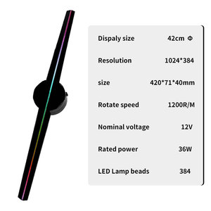 Display 3d ad occhio nudo display pubblicitario 3D con ventola a LED - Product Image 3