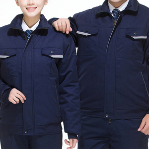 Giacca da lavoro ispessita per officina invernale giacca interna imbottita in cotone con protezione del lavoro staccabile interna personalizzata - Product Image 3