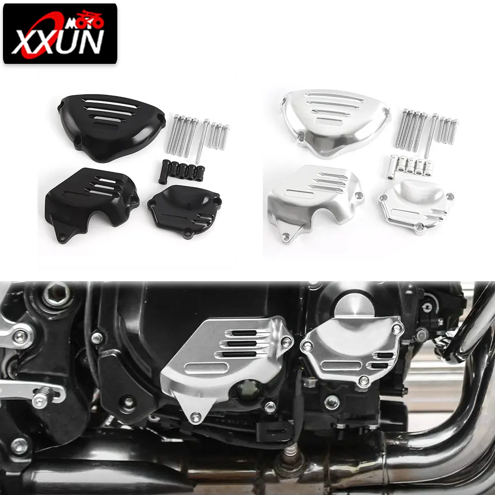 XXUN motosiklet aksesuarları parçaları Kawasaki Z900RS Z900 RS Z 900 2018-2022 motor çerçeve kaymak Stator koruma kapağı