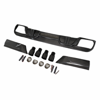 Kit de carrocería de difusor trasero de estilo LD de fibra de carbono X6M para BMW F96 X6M parachoques trasero de fibra de carbono difusor de labio inferior alerón divisor